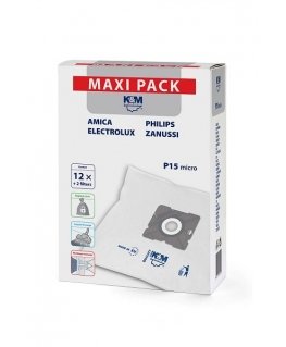 K&M Vacuum cleaner bag PHILIPS / CONCEPT / SENCOR / ZANUSSI (12pcs)