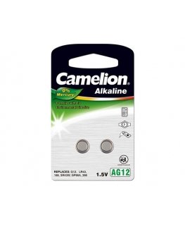 Camelion AG12/LR43/LR1142/386, Alkaline Buttoncell, 2