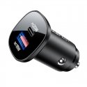 Car charger Acefast B1 Mini 38W USB-C+USB-A black Car charger Acefast B1 Mini 38W USB-C+USB-A black