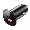 Car charger Acefast B1 Mini 38W USB-C+USB-A black Car charger Acefast B1 Mini 38W USB-C+USB-A black