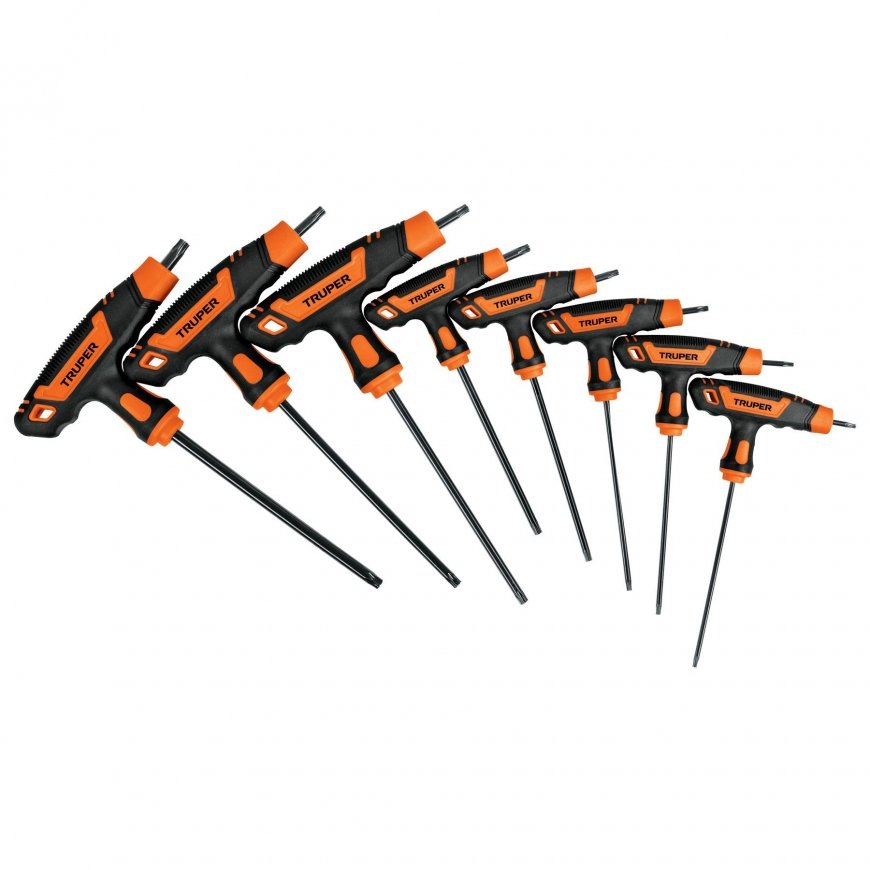 Truper TORX key set with T-handle