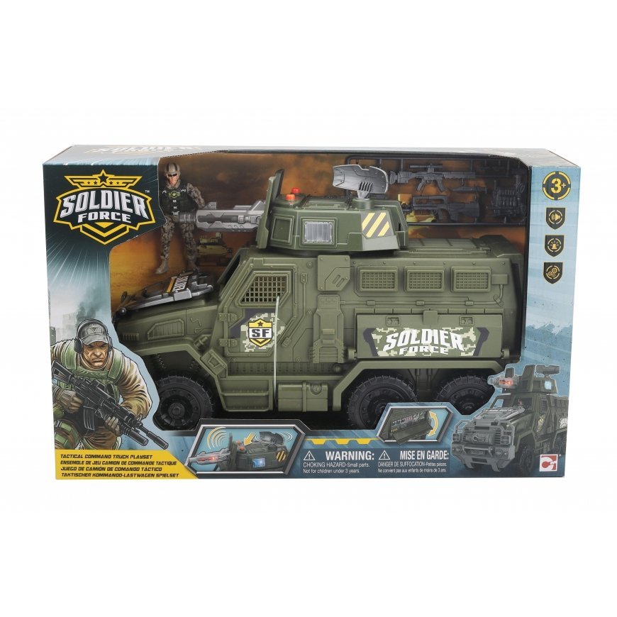 CHAP MEI Military Kit Soldier Force Tactical Command Truck, 545121 – 3