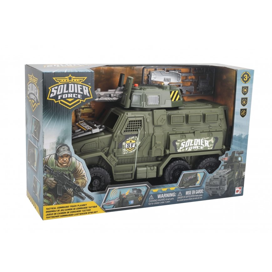 CHAP MEI Military Kit Soldier Force Tactical Command Truck, 545121 – 4
