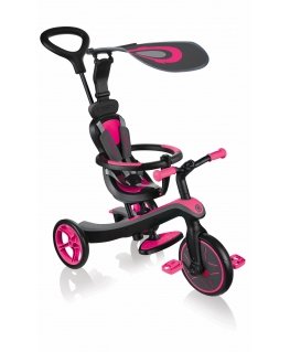 Multifunction tricycle Globber Explorer Trike 4in1, pink 632-110
