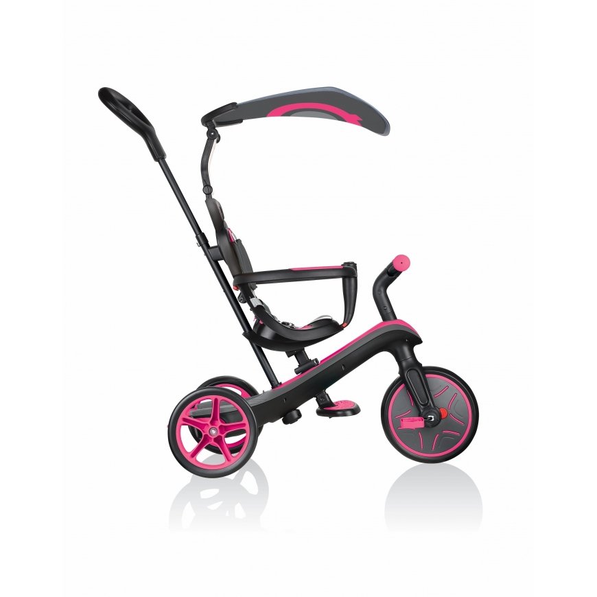 Multifunction tricycle Globber Explorer Trike 4in1, pink 632-110 – 2