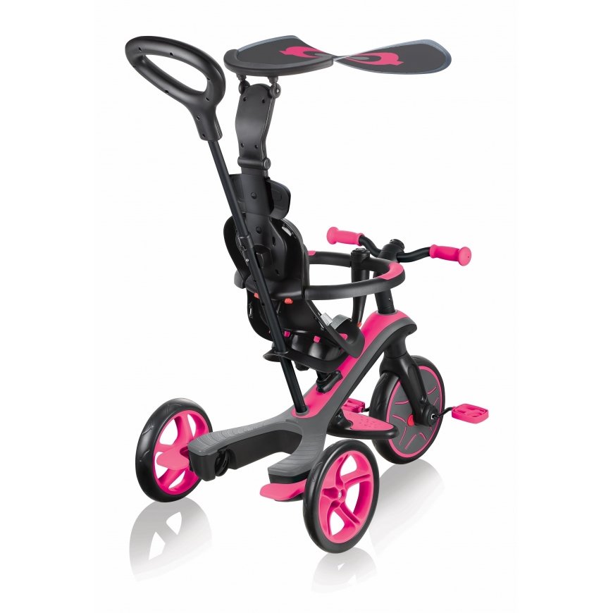 Daugiafunkcinis triratukas Globber Explorer Trike 4in1, rožinis 632-110 – 9