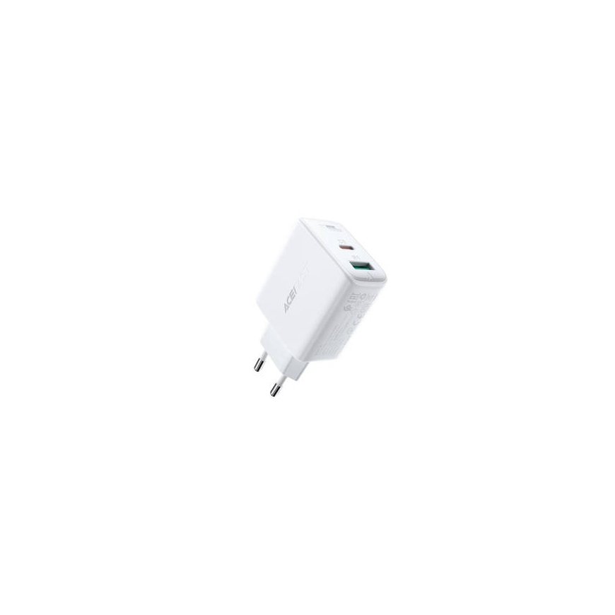Wall Charger Acefast A5 PD32W, USB + USB-C (white) – 2