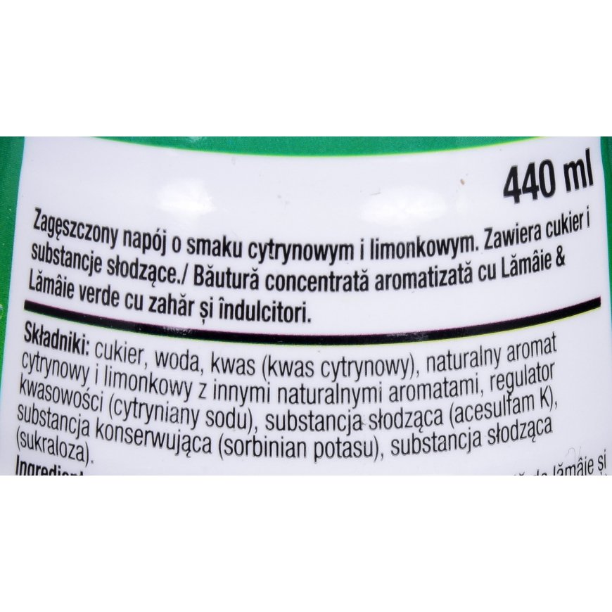 Lemon Lime Syrup 440ML – 2