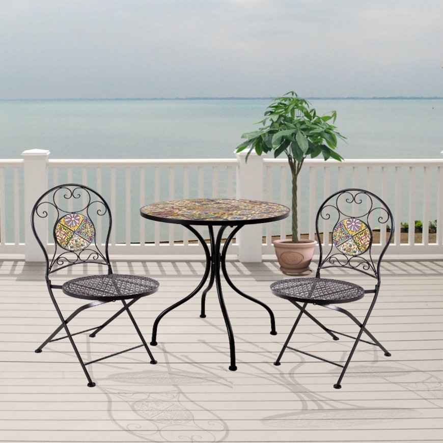 Balcony set MOROCCO table and 2 chairs – 8
