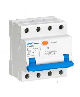 Chint Circuit breaker RCBO, NB310L/3N, 3P+N, C20, 30mA, A, 6kA NB310L3PN30MAA20C