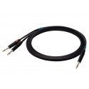 SSQ JSJM1 SS-1452 kabeļa ligzda Stereo — 2x ligzda Mono 1 m melna SSQ JSJM1 SS-1452 kabeļa ligzda Stereo — 2x ligzda Mono 1 m melna