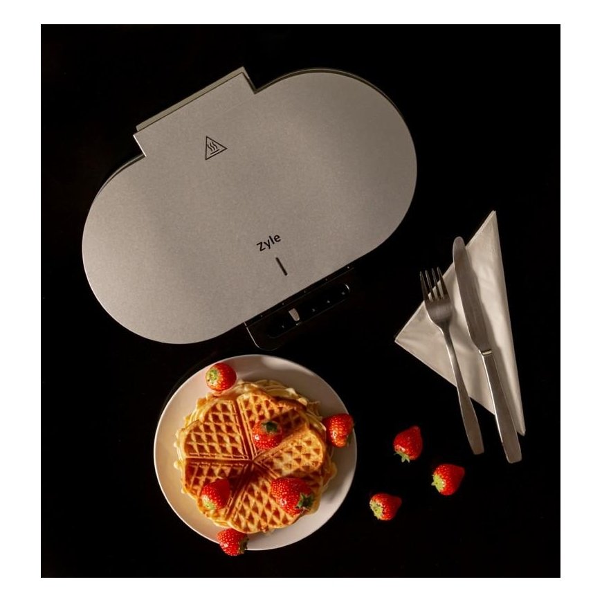 Waffle Double worm pancake pan Zyle ZY190WM – 5
