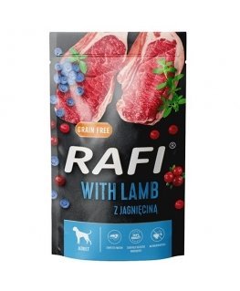DOLINA NOTECI Rafi Jēra, melleņu, dzērveņu - mitrā suņu barība - 500g