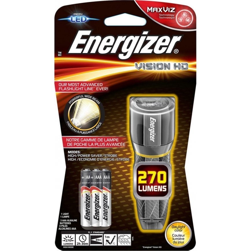 Energizer Flashlight Energizer Flashlight ENERGIZE metal
