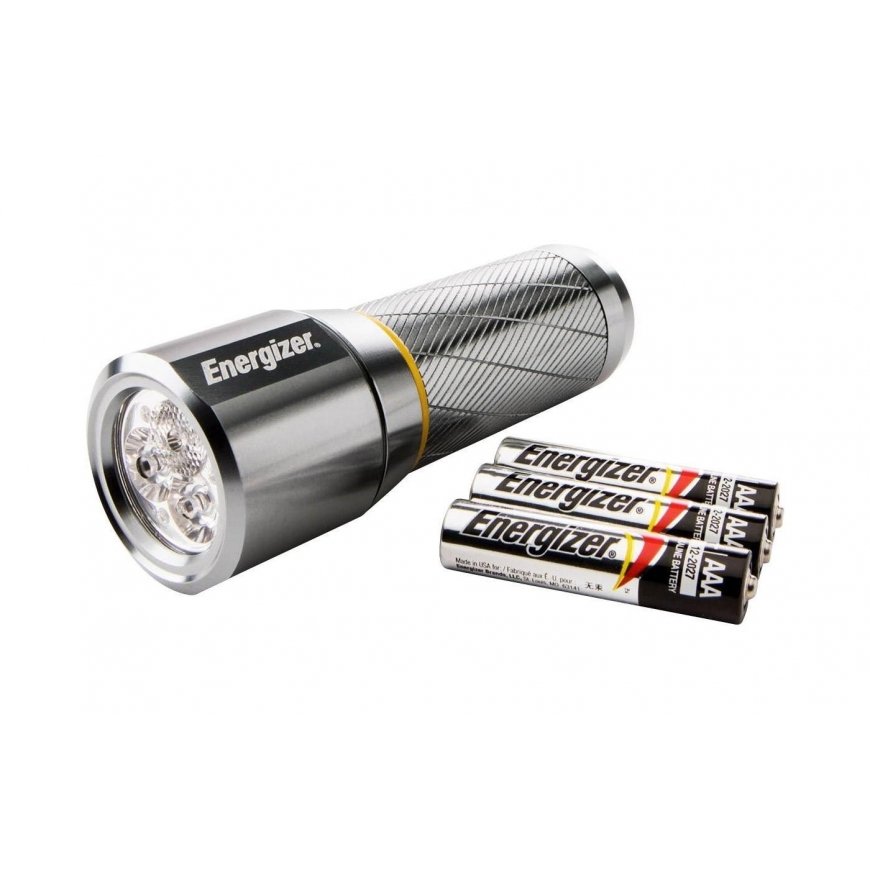 Flashlight Energizer Flashlight ENERGIZE metal vision HD + 3 pcs. battery AAA, silver – 2