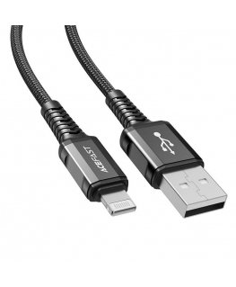 Cable USB to Lightning Acefast C1-02, 1.2m (black)