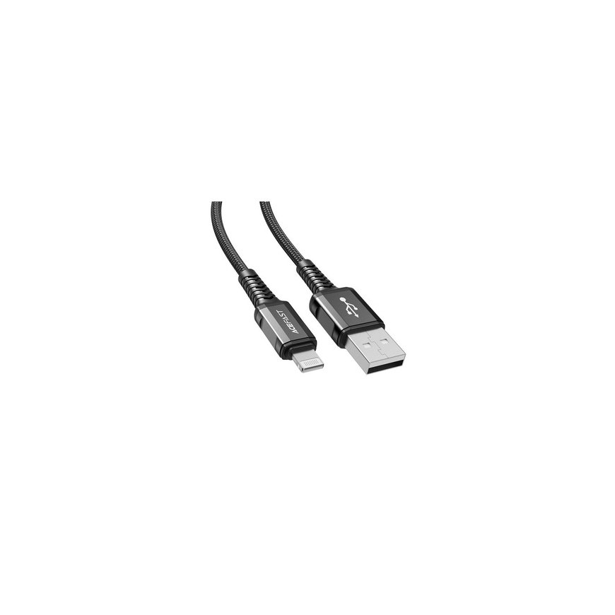 Cable USB to Lightning Acefast C1-02, 1.2m (black) – 2
