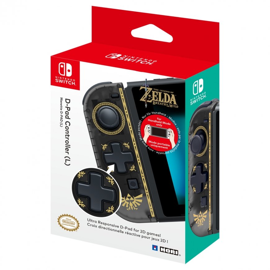 Hori NSW-119E Gaming Controller Black, Gold Gamepad Analogue / Digital Nintendo Switch – 5