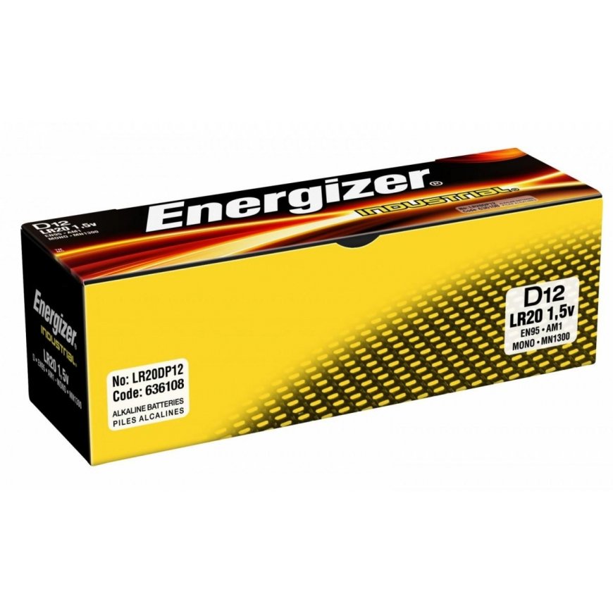 ENERGIZER INDUSTRIAL PRO D LR20 1.5V BATTERIES 12 PCS – 2