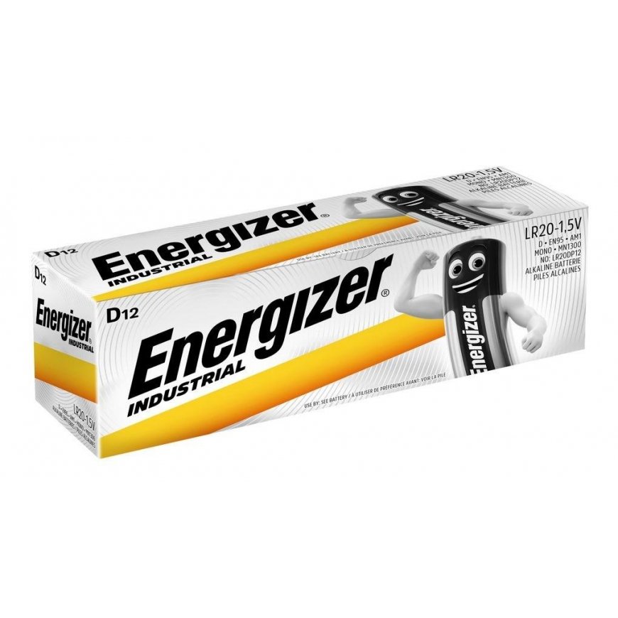 ENERGIZER INDUSTRIAL PRO D LR20 1.5V BATTERIES 12 PCS – 3