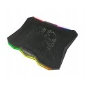 EGC110 Esperanza žaidimų aušinimo padėklas, skirtas nešiojamojo kompiuterio LED rgb xalok