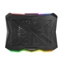 EGC110 Esperanza žaidimų aušinimo padėklas, skirtas nešiojamojo kompiuterio LED rgb xalok