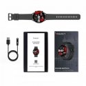 Kieslect Kr Calling Smart Watch with Fintess tracker Hear rate & Sp02 monitor 1.32'' Amoled Black