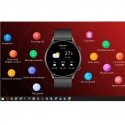 Kieslect Kr Zvana Viedais pulkstenis ar Fintesa trekeri pulsa & Sp02 mērītāju 1.32'' Amoled Melns Kieslect Kr Zvana Viedais pulkstenis ar Fintesa trekeri pulsa & Sp02 mērītāju 1.32'' Amoled Melns