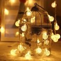 RoGer Bulb String Lights 100 LED / Warm-Baltas / 10m RoGer Bulb String Lights 100 LED / Warm-Baltas / 10m