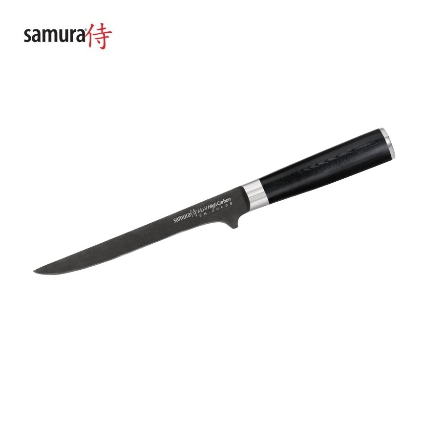Samura MO-V Stonewash Atkaulošanas un atdalīšanas nazis 150mm no AUS 8 Japāņu tērauda 58 HRC