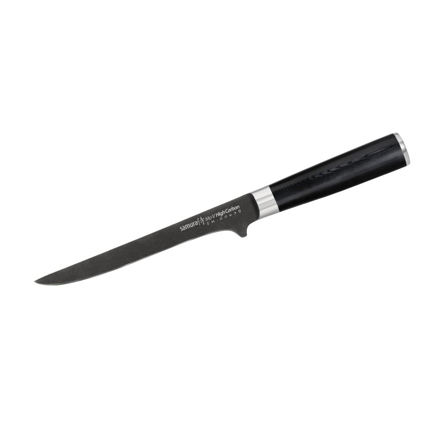 Samura MO-V Stonewash Обвалочный нож 150mm из AUS 8 Японской из стали 59 HRC – 2