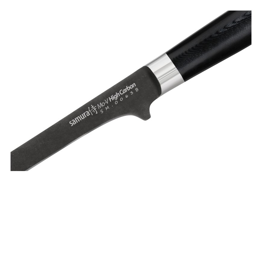 Samura MO-V Stonewash Обвалочный нож 150mm из AUS 8 Японской из стали 59 HRC – 4
