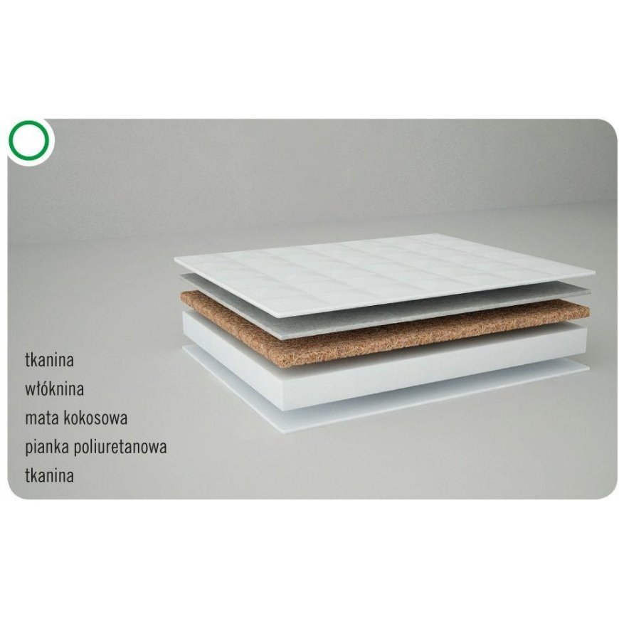 DANPOL coconut-foam mattress, 120x60 cm – 4