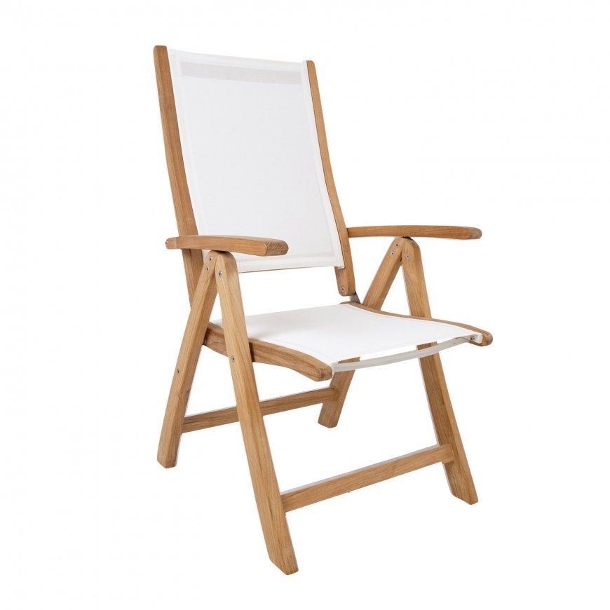 Dining set MALDIVE table, 6 foldable chairs – 6