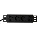 Power strip 10 Toten, 1.8m, 4 xCEE 7/4 jacks, 1xCEE 7/7 black / 10-33PDU4 Power strip 10 Toten, 1.8m, 4 xCEE 7/4 jacks, 1xCEE 7/7 black / 10-33PDU4