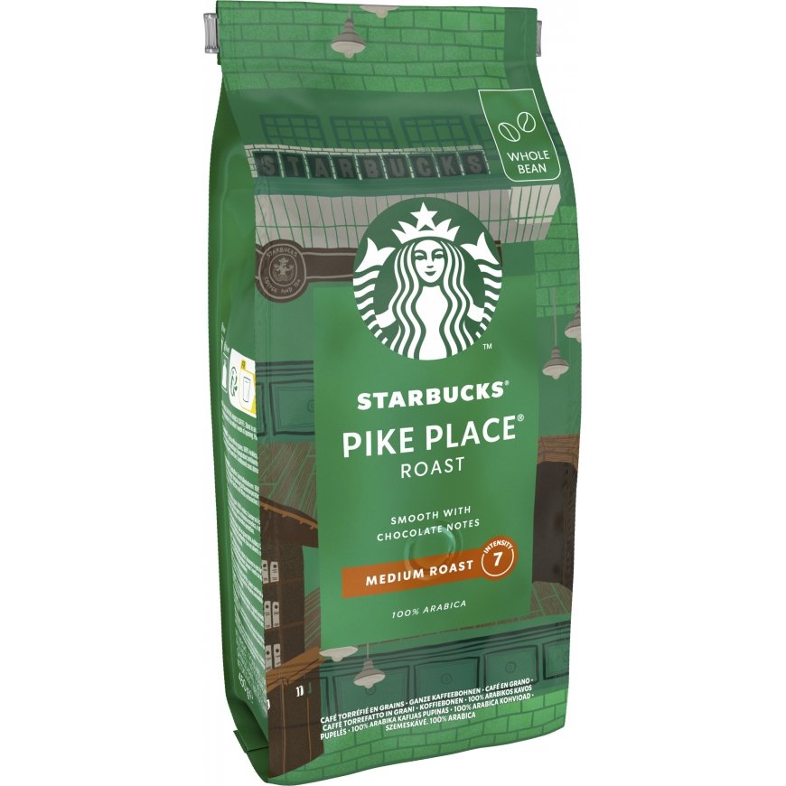 Starbucks Pike Place Roast coffee bean