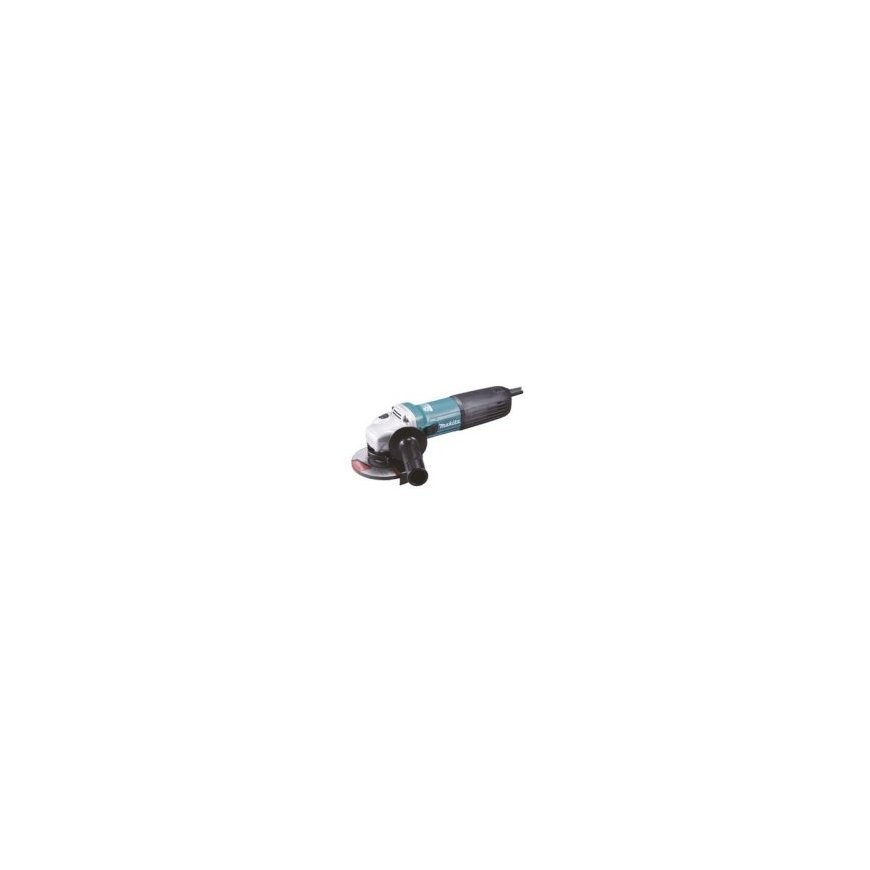 Makita GA5040RF01 Angle grinder, 1100 W, 125 mm, SJS², anti-vibration side handle, super flange, AVT