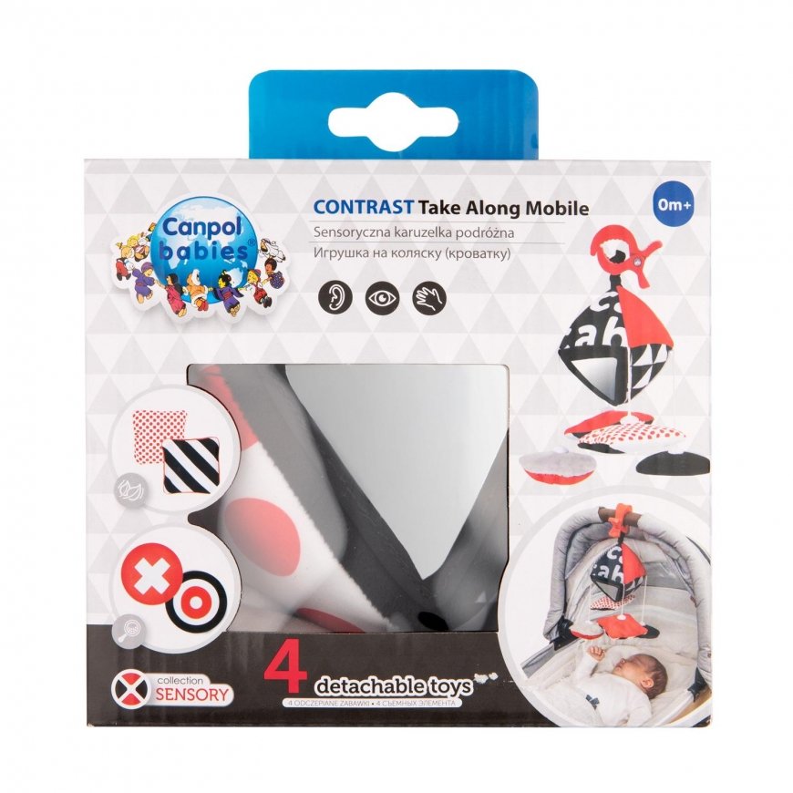 Canpol baby phone Contrast Take Along SENSORY TOYS 68/083 – 5