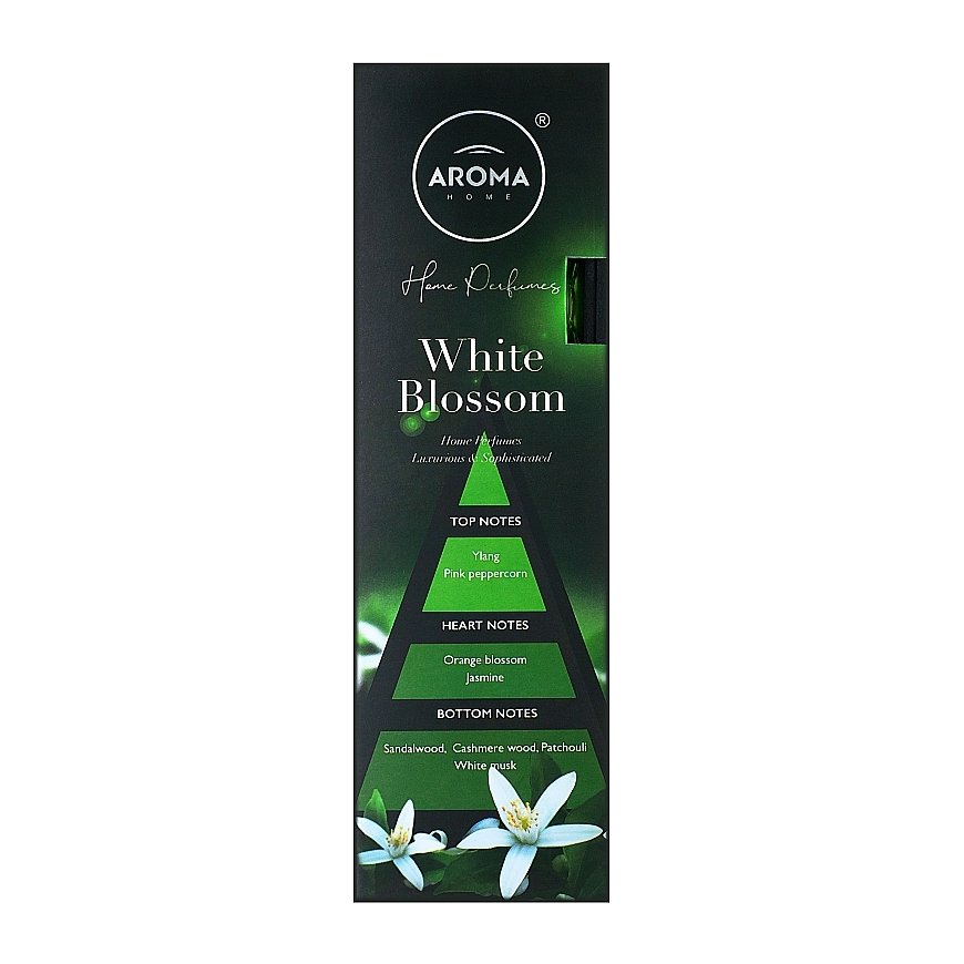 Home fragrance Aroma Home Black Series Sticks 100ml "White Blossom"