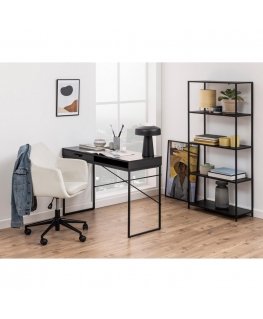Desk SEAFORD 110x45xH75cm, black