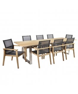 Dining set NAUTICA table and 8 chairs