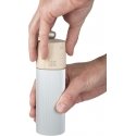 Peugeot Line Natural salt mill, 18 cm, wood/aluminum