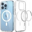 MagSilicone Soft Touch Back Cover case with Magsafe wireless charge support Apple iPhone 14 Transpar