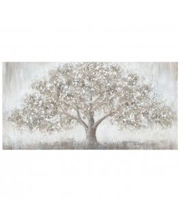 Oil painting 70x140cm, big tree