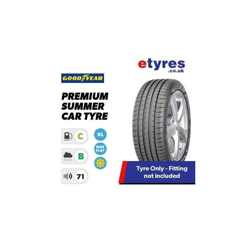 Goodyear Padangos Eagle F1 Asymmetric 3 100 Y XL * MOE RunFlat ( C B B 73dB )