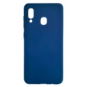 Samsung A20 Silicon Case Dark Blue