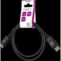 DisplayPort cable DELTACO 1m, 8K, DP 1.4, DSC 1.2, LSZH black / DP8K-1010-LSZH DisplayPort cable DELTACO 1m, 8K, DP 1.4, DSC 1.2, LSZH black / DP8K-1010-LSZH