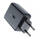 Wall charger Acefast A29 PD50W GAN 2x USB-C 50W (black) Wall charger Acefast A29 PD50W GAN 2x USB-C 50W (black)