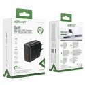 Wall charger Acefast A29 PD50W GAN 2x USB-C 50W (black) Wall charger Acefast A29 PD50W GAN 2x USB-C 50W (black)