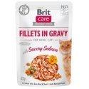 BRIT Care fileed kastmes Lõhefileed kastmes - märg kassitoit - 85 g BRIT Care fileed kastmes Lõhefileed kastmes - märg kassitoit - 85 g